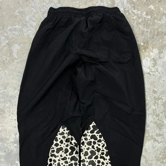 Adidas Atmos ATM Leopard Print Logo Track Pants Men's Small Black Trefoil GT7294 - Picture 8 of 16